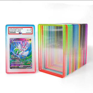 Bumper di Gomma con Gradiente Lucido e Pannello Posteriore per Carte Gradate PSA